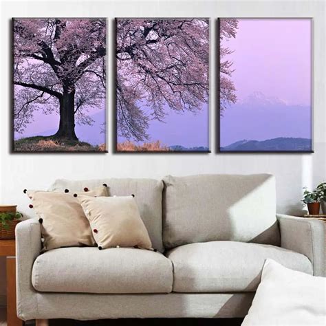 3 Pcsset Landscape Canvas Paintings Modern Wall Paintings With Frame
