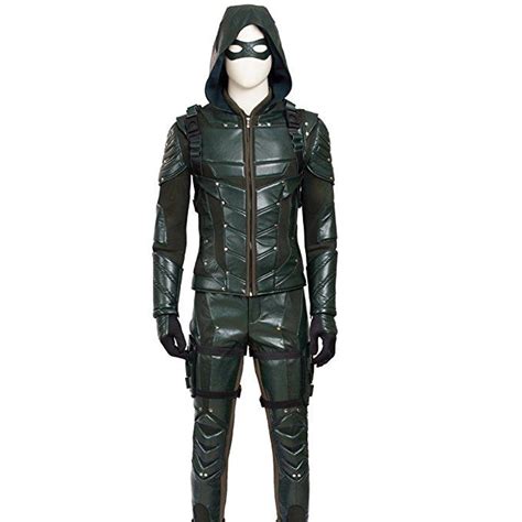 Mens Green Arrow Season 5 Oliver Queen Cosplay Suit Set With Images