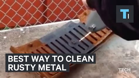6 easy ways of removing rust from metal furniture. The best way to clean rusty metal - YouTube