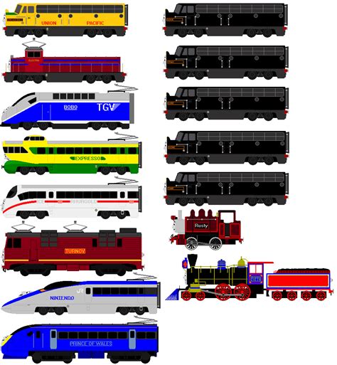 Starlight Express Trains by roseprincessmitia on DeviantArt