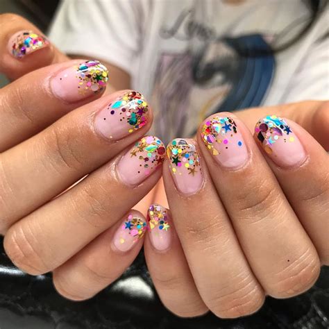 Hey Nice Nails On Instagram Confetti Sparkles For Cindy