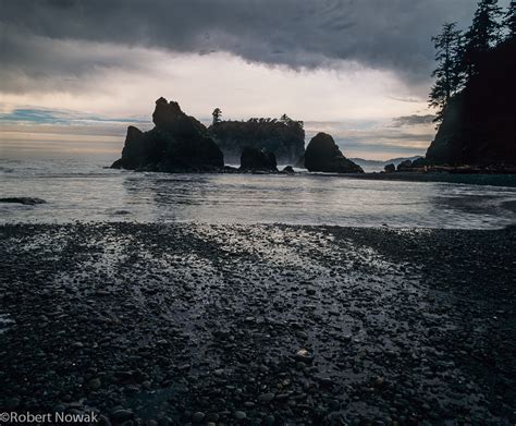 Clearing Storm On Ruby Beach Olympic National Park Washington