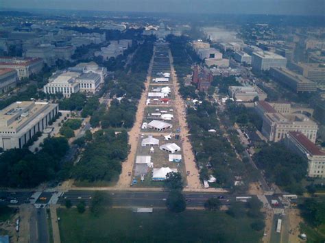 Nasa Aerial View Of National Mall
