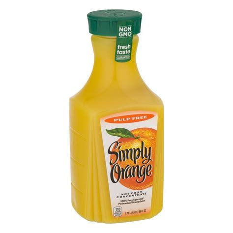 Simply Orange Juice 52oz Btl Legacy Wine And Spirits