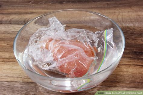 3 quick and easy ways to thaw chicken. 3 Ways to Defrost Chicken Fast - wikiHow