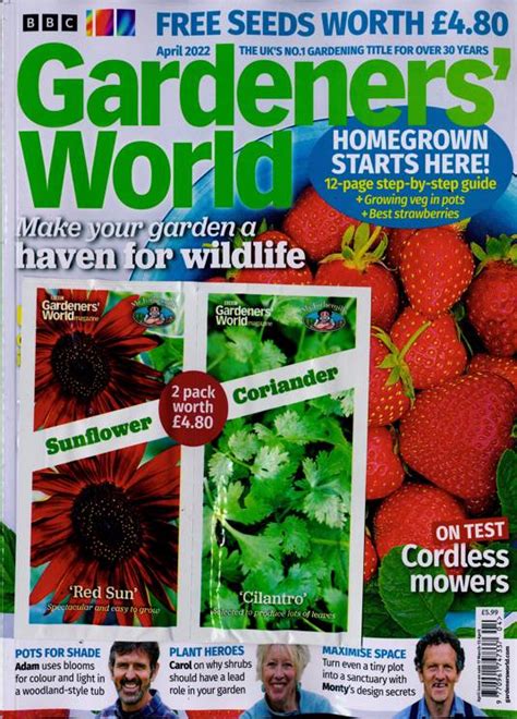 Bbc Gardeners World Magazine Subscription Buy At Newsstand Co Uk Gardening