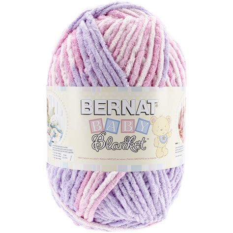 Bernat® Baby Blanket™ 6 Super Bulky Polyester Yarn Pretty Girl 105oz