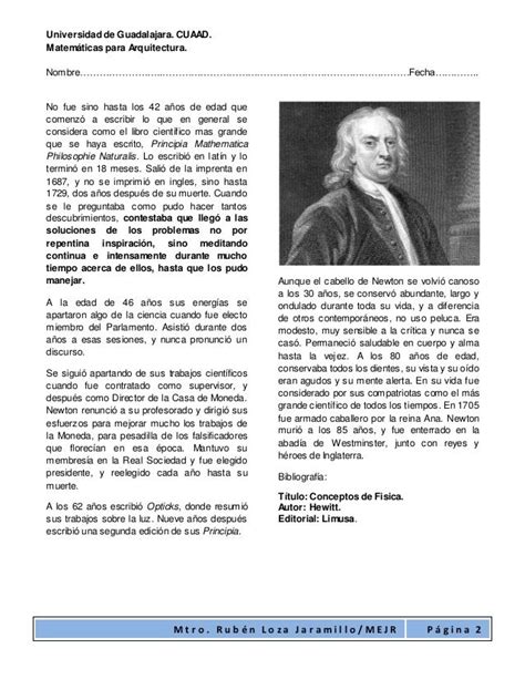 Isaac Newton Biografía