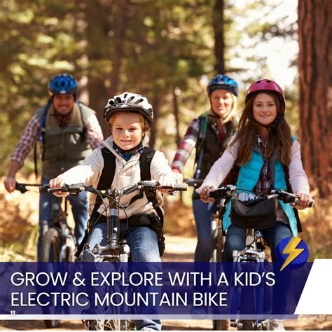 Help Your Children Grow And Explore With A Kids Electric Mountain Bike