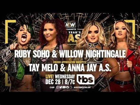 Wwe K Ruby Soho Willow Nightingale Vs Tay Melo Anna Jay A S