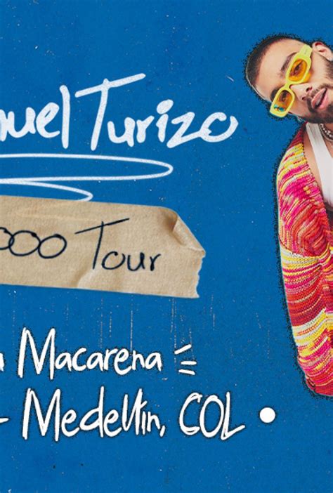 Manuel Turizo 2000 Tour La Tiquetera