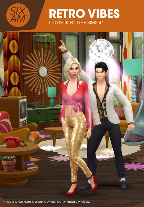 Retro Vibes Cc Pack For The Sims Sixam Cc