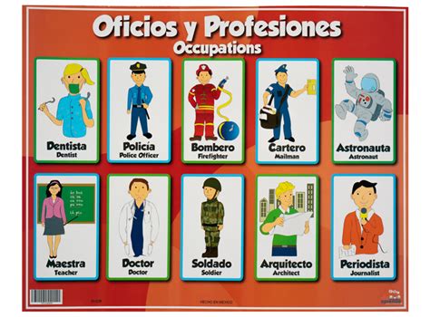 Profesiones Y Oficios En Ingles