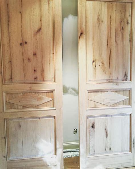 Custom White Oak Doors Ready To Be Installed Rkaconstruction Oak