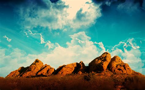 Clouds Landscapes Desert Wallpapers Hd Desktop And Mobile Backgrounds