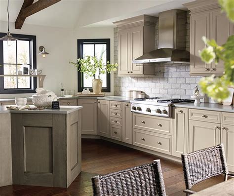 How to restore and refinish wood kitchen cabinets. Taupe Kitchen Cabinets - Decora Cabinetry