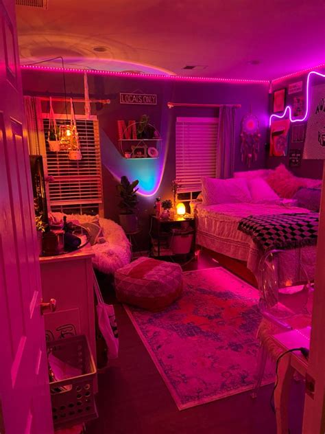 Vibey Room Bedroom Makeover Plants Led Lights Diy Decor