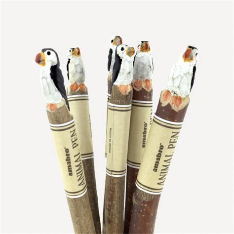 It was a late development, compared to when some other countries started making them. Made in Japan and hand crafted, these animal pens are a bundle of joy~ | Animal pen, Stationery ...