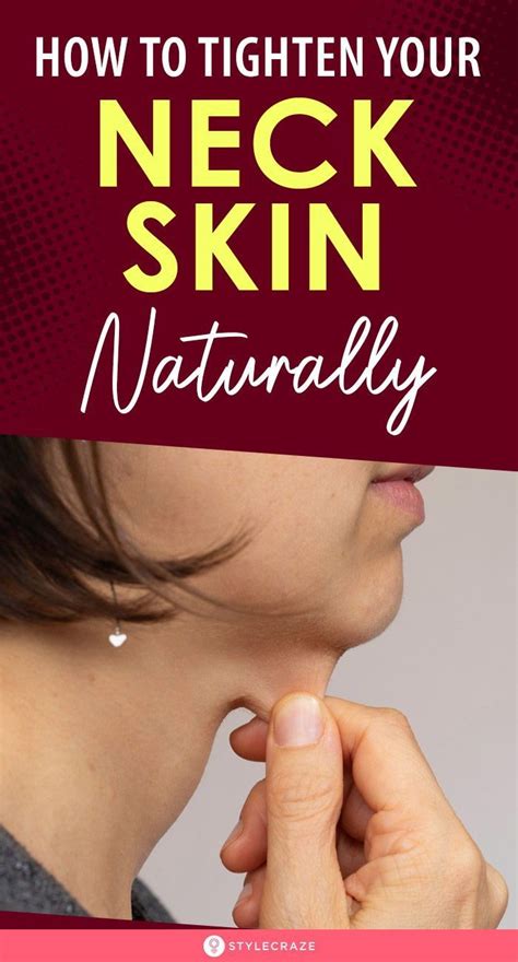 How To Tighten Your Neck Skin Naturally Tighten Neck Skin Loose Neck