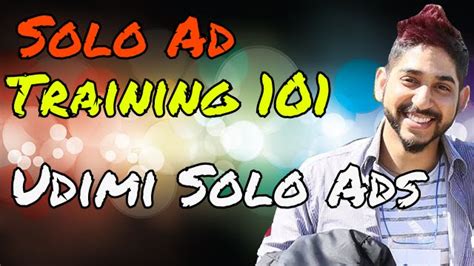 Udimi Solo Ads Training And Overview For Beginners Youtube