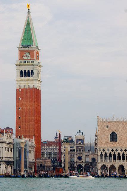 St Marks Campanile Bell Tower And Piazza San Marco In Venice Italy Beautiful Buildings