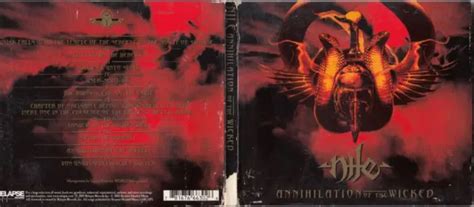 Nile Annihilation Of The Wicked Digipak Cd May 2005 Relapse