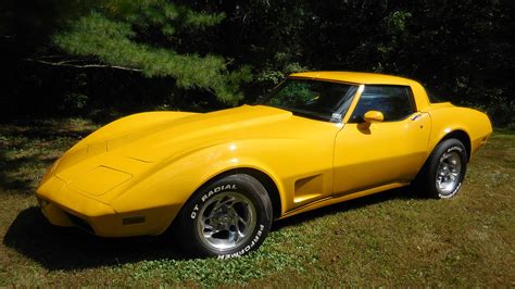 Yellow 1979 Chevrolet Corvette