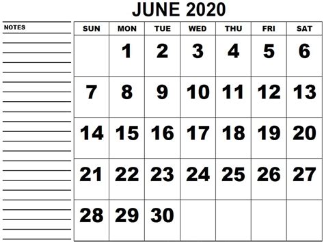 Bold Print Printable Calendar Calendar Printables Free Templates