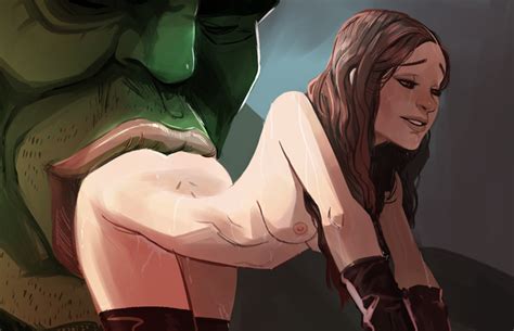 Scarlet Witch And Hulk By Alastairamore Hentai Foundry