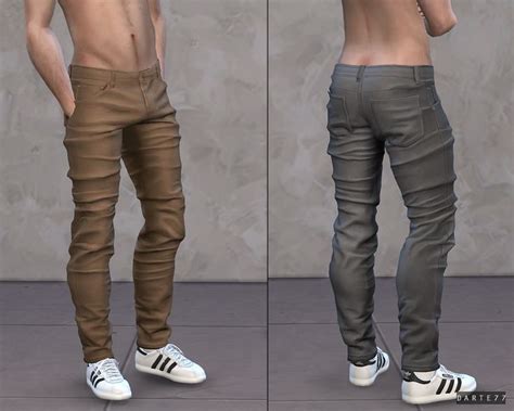 Chino Jeans Darte77 Custom Content For Ts4 The Sims 4 Roupas