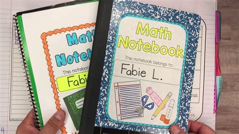 Interactive Math Notebook For 4th Grade Youtube
