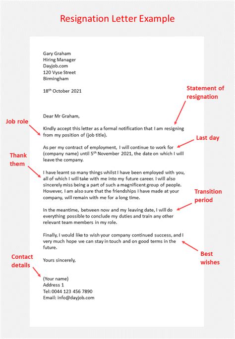 Resignation Letter Examples 2022 Friendly Templates 4 Weeks Notice