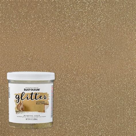 Buy 28 Oz Harvest Gold Glitter Interior Paint 2 Pack Online At Lowest