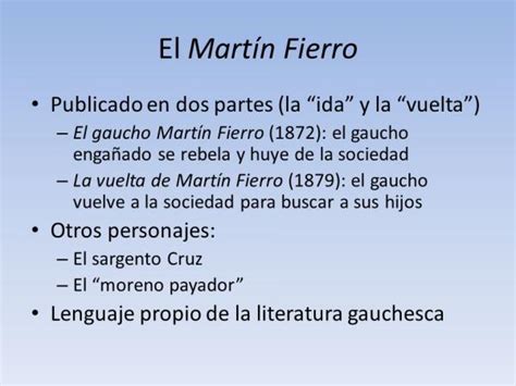 Martín Fierro Resumen De La 1a Y 2a Parte ¡con Esquemas