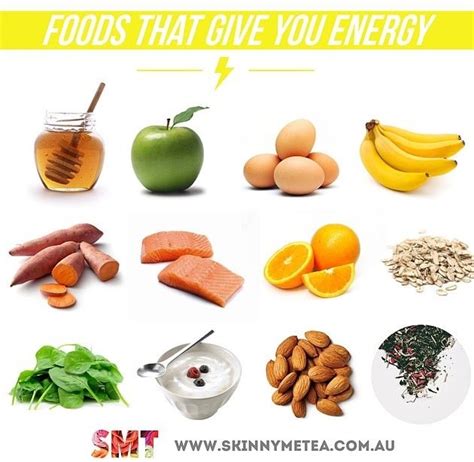 Foods That Give You Energy Energy Boosting Foods Workout Food Food