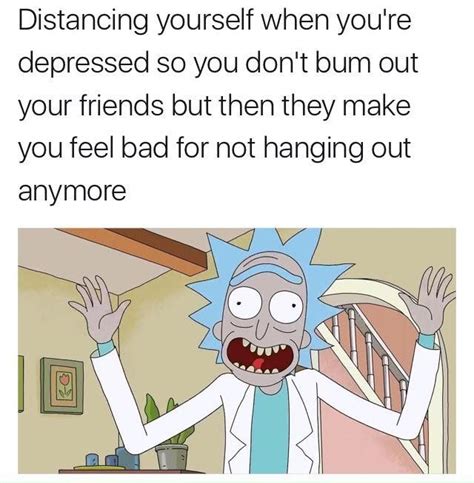 Depression Deep Rick And Morty Quotes