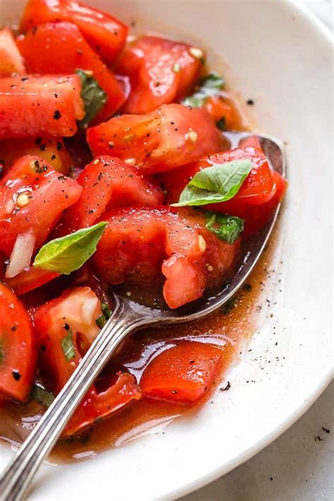 Summer Beefsteak Tomato Salad Recipe Tomato Recipes Skinny Taste Recipes Juicy Tomatoes