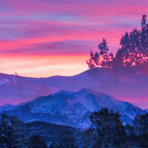 2048x2048 Glenwood Springs Colorado Beautiful Sunset 4k Ipad Air Hd 4k