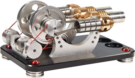 Diy Mini Hot Air Stirling Engine Model Generator Motor Steam Power