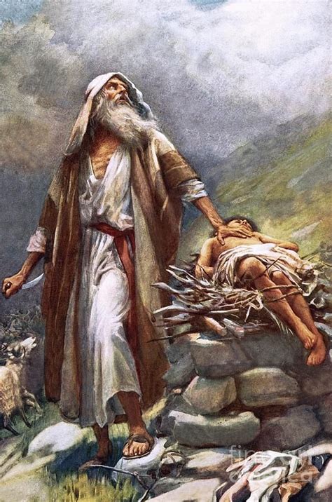 Abraham And Isaac By Harold Copping Bible Pictures Harold Copping