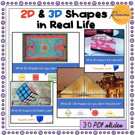 2d And 3d Shapes In Real Life Resources For Teaching Australia