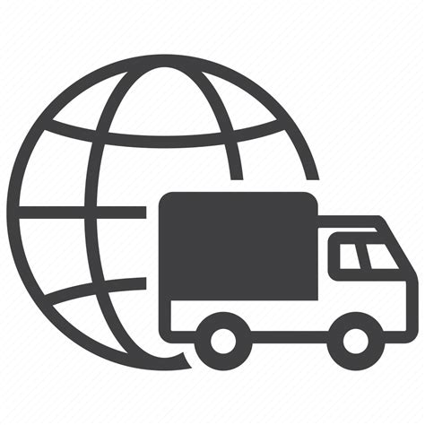 Delivery Global Deliver Deliverer Globe Shipping Transport Icon