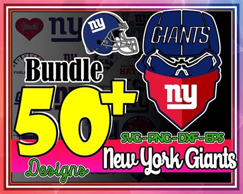 Bundle 50 Designs New York Giants Svg Giants Football Svg Giants Svg