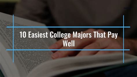 Top 10 Easiest Majors To Study In College Youtube