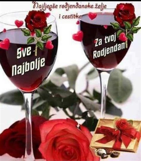 Dragi Goranesretan Ti Rodendan Birthday Wishes Flowers Sretan