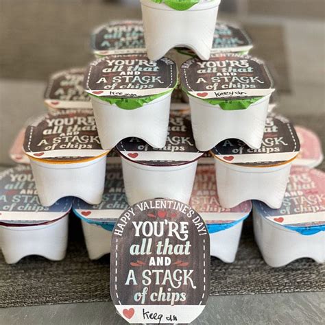 Instant Download Printable Chips Pringles Valentines Etsy School