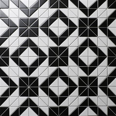 Black And White Floor Tiles Pattern Floor Roma