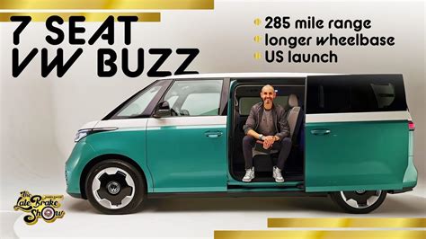 Vw Id Buzz 7 Seater Lwb Long Range Ev Mpv First Look Youtube