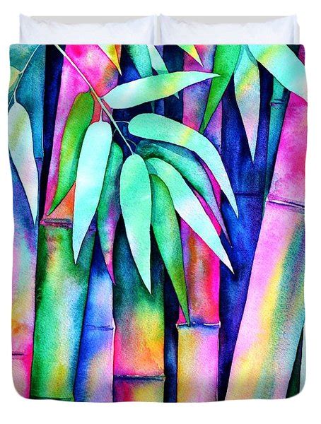 Rainbow Bamboo 2 Painting By Zaira Dzhaubaeva