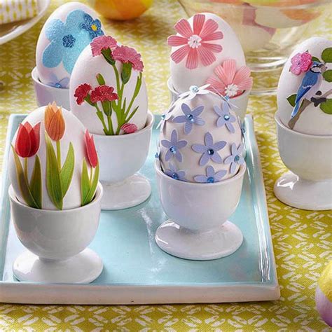 Inside of the basket are 3 cute green eggs! Modern Furniture: Easy and Fast Pretty Easter Eggs ...